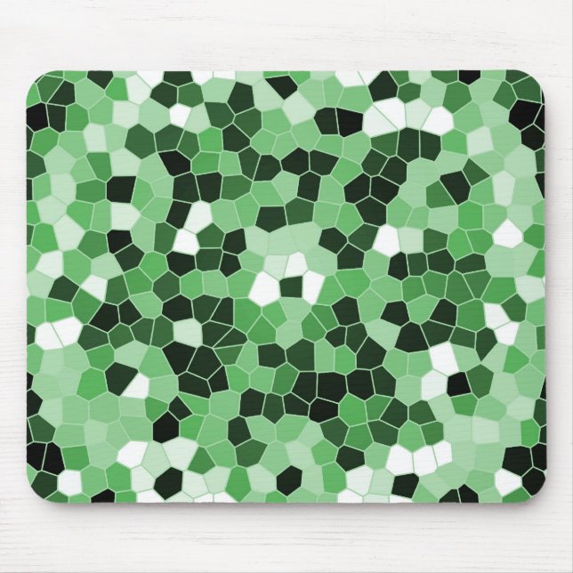 Tapis de souris Lumière vive du vert clair au vert (Devant)
