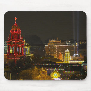 Tapis De Souris Lumières de Kansas City Plaza