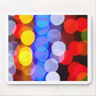 Tapis De Souris Lumières floues colorées