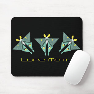 Tapis De Souris Luna Moth géométrique