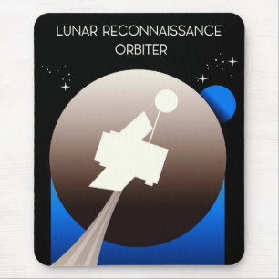 Tapis De Souris Lunar Reconnaissance Orbiter Art spatial
