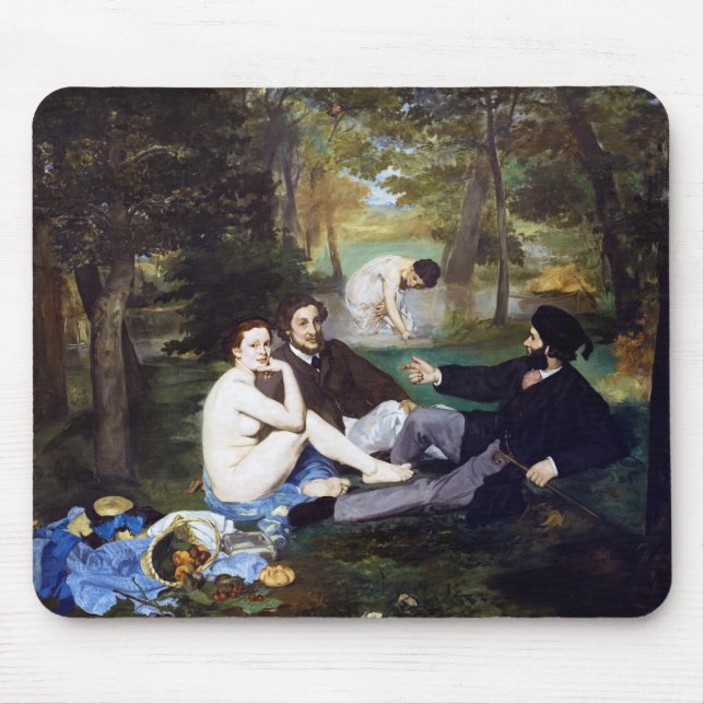 Tapis De Souris Luncheon on the Grass, Manet (Devant)