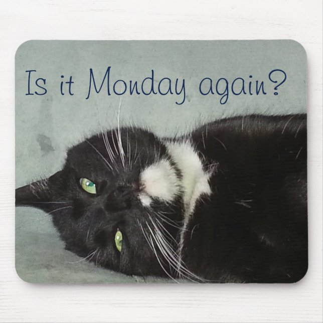 Tapis De Souris Lundi encore ? Mousepad (Devant)