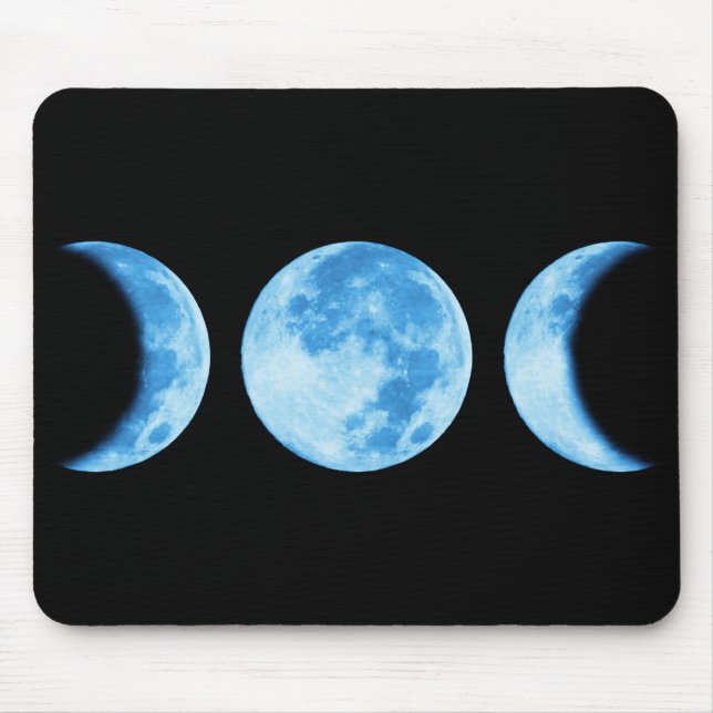 Tapis De Souris Lune à trois phases (Devant)