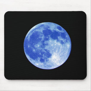 Tapis De Souris Lune bleue Mousepad