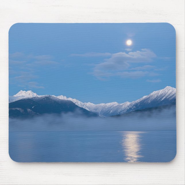 Tapis De Souris Lune couchante | Seabeck, Washington (Devant)