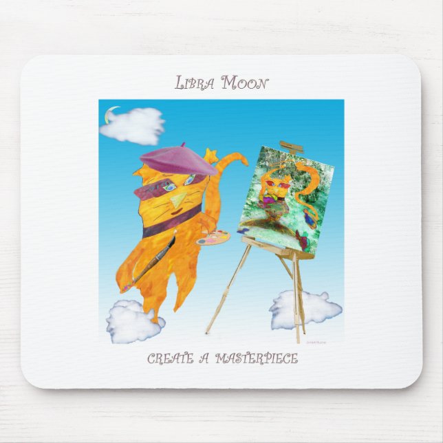 Tapis De Souris Lune de Balance (Devant)
