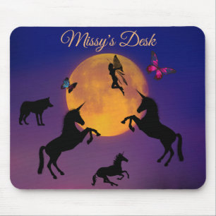 Tapis De Souris Lune de récolte magique