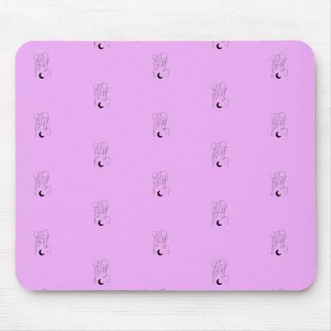 Tapis De Souris lune fille anime marin mousepad gamer (Devant)