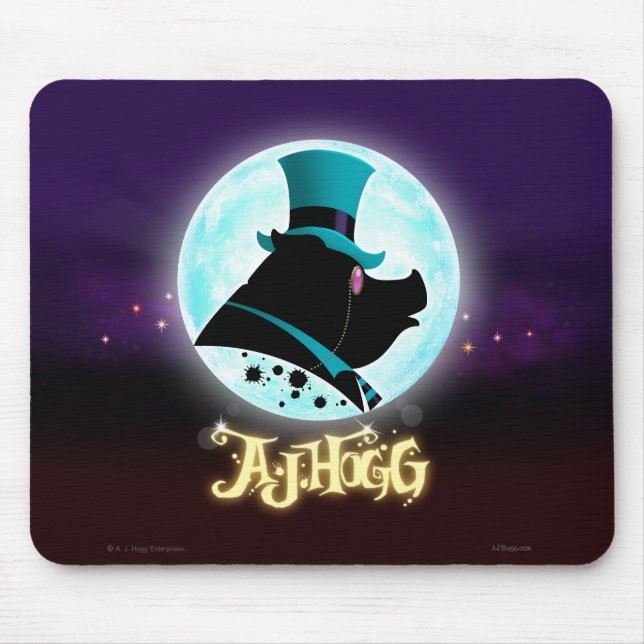 TAPIS DE SOURIS LUNE MOUSEPAD D'A.J. HOGG WISHING (Devant)