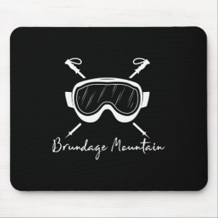Tapis De Souris Lunettes de ski de montagne Brundage Idaho Skieur