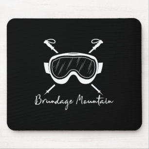 Tapis De Souris lunettes de ski montagne Brundage idaho skieur