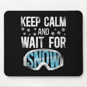 Tapis De Souris Lunettes de ski vintage neige