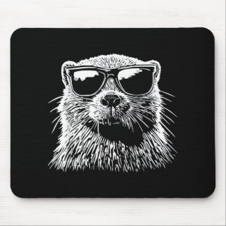 Tapis De Souris Lunettes de soleil de castor