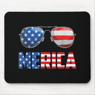 Tapis De Souris Lunettes de soleil Merica 4 juillet pour hommes fe