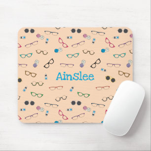 Tapis De Souris Lunettes et lentilles de contact