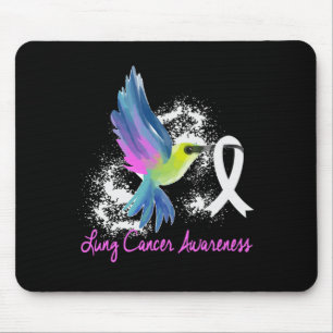 Tapis De Souris Lung Awareness Pearl Ribbon