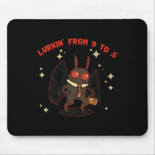 Tapis De Souris Lurkin' De 9 À 5 Sorcières Halloween Éffrayant