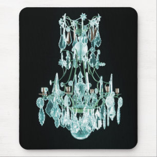 Tapis De Souris Lustre bleu glacial