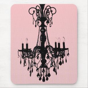 Tapis De Souris Lustre et rose