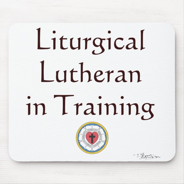 Tapis De Souris Luthérien liturgique en formation (Devant)