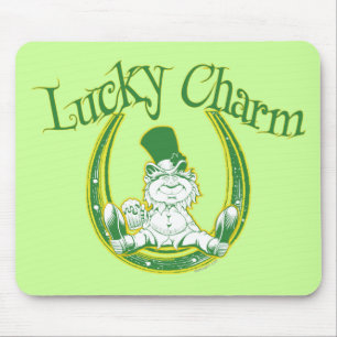 Tapis De Souris Lutin chanceux Mousepad de charme