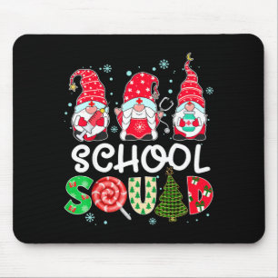 Tapis De Souris Lutin d'équipe scolaire infirmière stéthoscope Noë