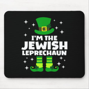 Tapis De Souris Lutin juif irlandais drôle Bonne St Patrick Da
