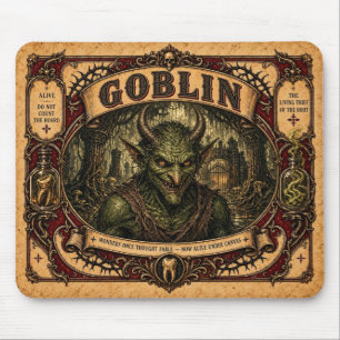 Tapis De Souris Lutin, Monstre de Cirque Vintage