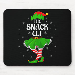 Tapis De Souris Lutin snack Noël Famille Filles Femmes Équipe de l