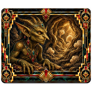 Tapis De Souris Lutins, mythe Art déco