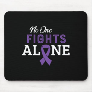 Tapis De Souris Lutte contre le cancer du pancréas Ruban 11