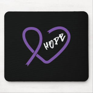 Tapis De Souris Lutte contre le cancer du pancréas Ruban 13