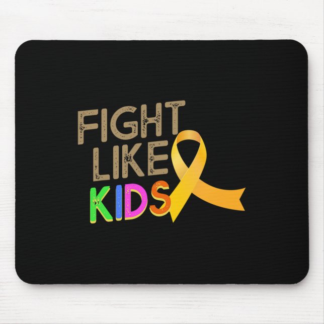 Tapis De Souris Lutter comme les enfants Mois de sensibilisation a (Devant)