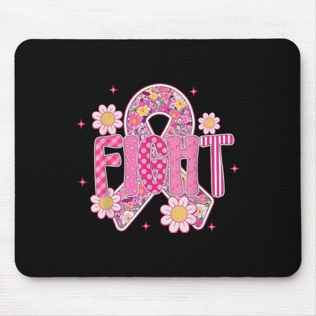 Tapis De Souris Lutter Conscience du cancer du sein Cancer Surviva (Devant)