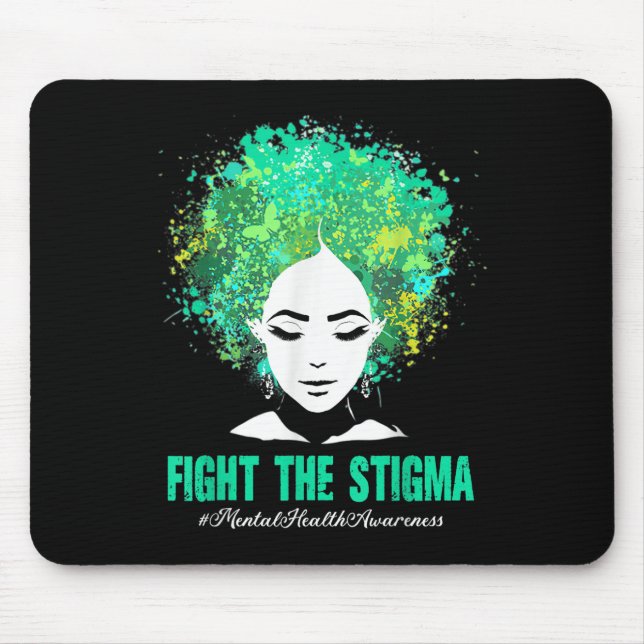 Tapis De Souris Lutter Contre La Stigma Mois De Sensibilisation À  (Devant)