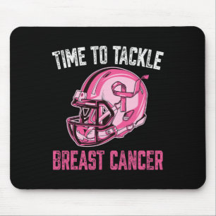 Tapis De Souris Lutter Contre Le Cancer Du Sein Casque De Football