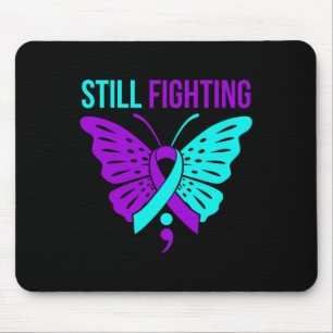 Tapis De Souris Lutter contre le suicide heureux soutien graphique