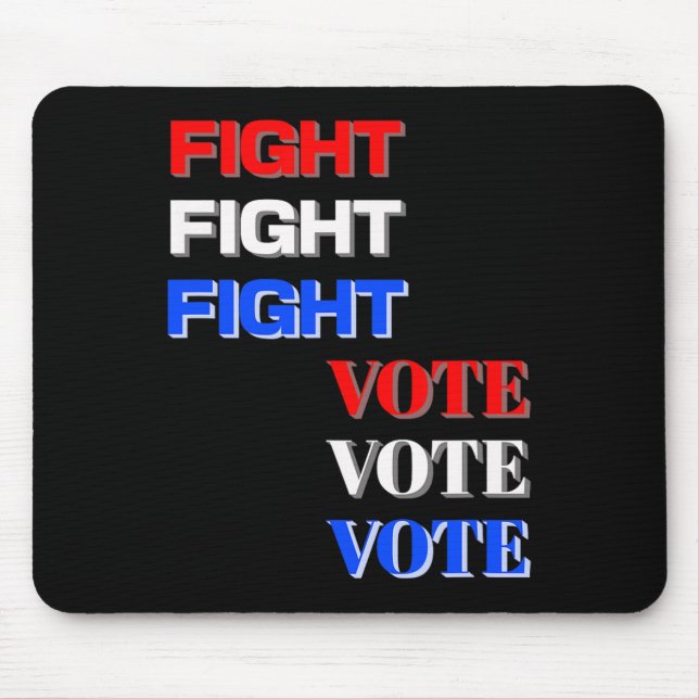 Tapis De Souris Lutter Pour L'Élection Présidentielle De Trump (Devant)