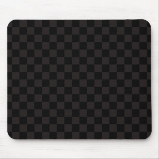 Tapis De Souris Luxe Brown/Noir À damiers