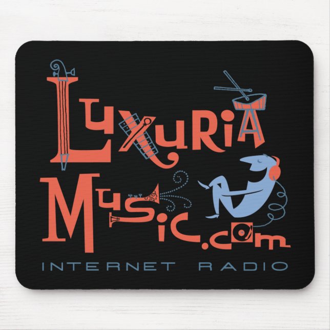 Tapis De Souris LuxuriaMusic Mousepad - noir (Devant)