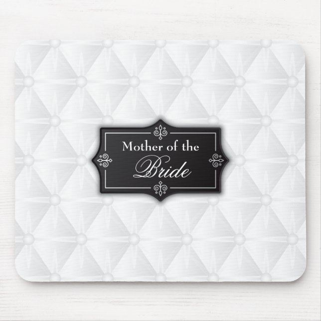 Tapis De Souris Luxuriante mère de la Mariage de mariée | Mousepad (Devant)