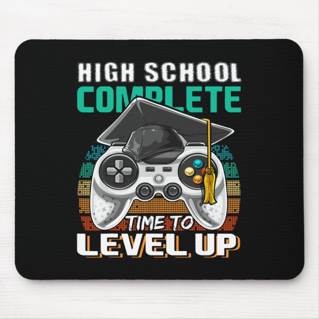 Tapis De Souris Lycée Complet Vidéo Jeu Diplôme Supérieur (Devant)