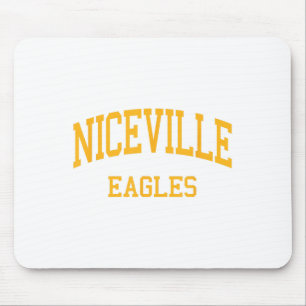 Tapis De Souris Lycée De Niceville A Niceville Fl Sports Rétro