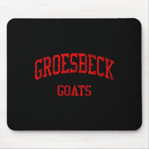 Tapis De Souris Lycée Groesbeck Hs Groesbeck Tx Vintage Srts
