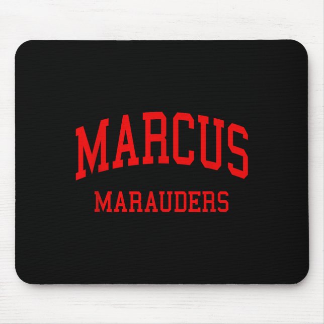Tapis De Souris Lycée Marcus hs flower mound tx rétro  (Devant)