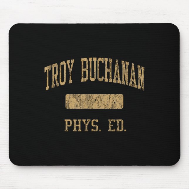 Tapis De Souris Lycée Troy Buchanan Hs Troy Mo Éducation Physique  (Devant)