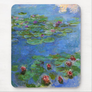 Tapis De Souris Lys à eau rouge, Claude Monet