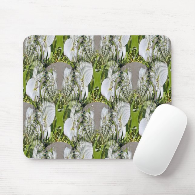 Tapis De Souris Lys blancs...... (Avec souris)