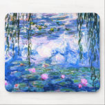 Tapis De Souris Lys d'eau rose Monet<br><div class="desc">Un tapis de souris Monet rose nénuphars avec de belles nénuphars roses flottant dans un étang bleu calme avec des nénuphars. Un grand cadeau Monet pour les amateurs d'impressionnisme et d'art français. Impressionnisme nature serein avec de belles fleurs et paysage d'étang pittoresque.</div>